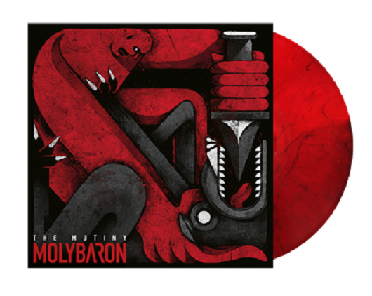 Molybaron - The Mutiny. Red/Black marbled LP. Only 300 worldwide!